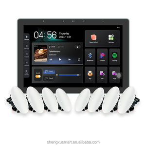 Tuya 8 Inch Android 11 Thông Minh Wifi Tường Khuếch Đại 8X25W Nhà Âm Thanh Máy Nghe Nhạc Thích Hợp Cho Khách Sạn Sử Dụng - Product Image 6