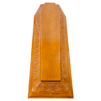 Accesorios de Ferretería de Madera Maciza con Patrones Geométricos Florales Retro Tallados, Tipo Ataúd Europeo, FSC, para Aplicaciones Funerarias
