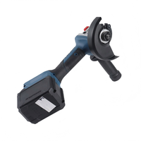 Kit de meuleuse d'angle sans fil à entraînement direct RYNEX 21V 125mm avec 2 batteries, chargeur, outil électrique de 5 pouces pour métal et bois