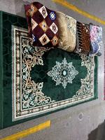 Karpet Poliester Abstrak Modern Berkualitas Tinggi, Dapat Dibalik, Dapat Dicuci, Anti-Selip untuk Kamar Tidur/Ruang Tamu/Ruang Makan