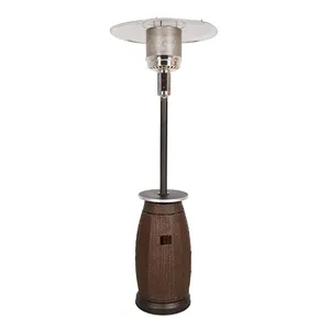 patio heater with bar table