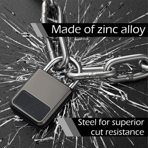 <span class=keywords><strong>Candado</strong></span> con Huella Dactilar, Impermeable, Sin Llave, con Carga USB para Bicicleta, Gimnasio, Equipaje, <span class=keywords><strong>Candado</strong></span> Inteligente con Aplicación Tuya - Product Image 5