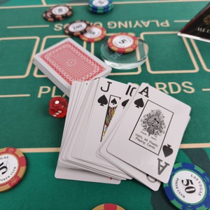Nouvel arrivage de cartes à jouer avec logo personnalisé Cartes flash de poker en papier étanche avec boîte Nouvelle carte de poker personnalisée en plastique avec nom - Product Image 6