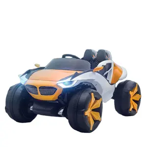 Оптовая продажа, Большие широкие шины на четыре колеса, одно сиденье, детский электрический игрушечный автомобиль