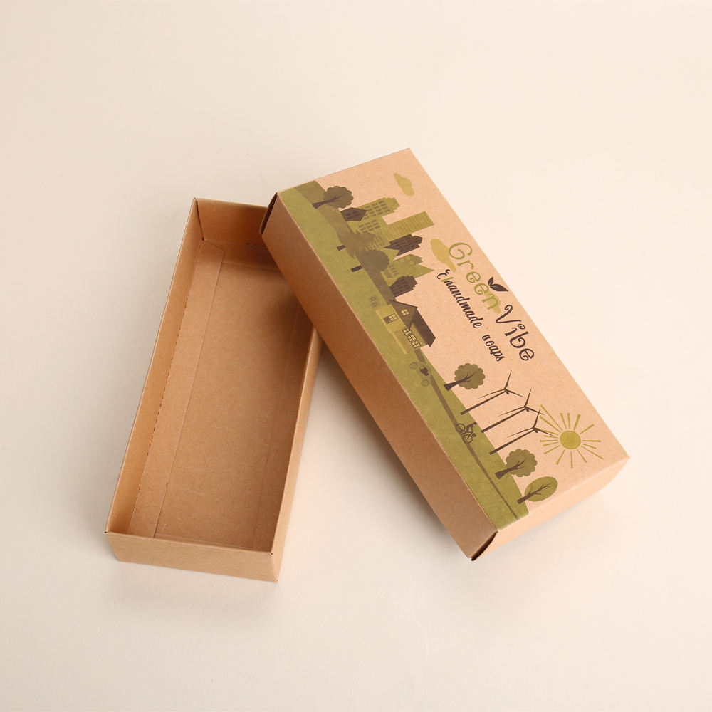 Customized Folding Kraft Paper Boxes for Soap Electronic and Other Products Paper Packaging