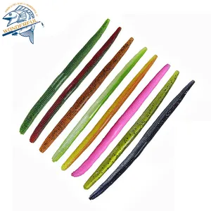 Straight Tail Soft Worm 8g 140mm Wacky Fishing Maggot mehr Farben Choice Kunststoff Senko Wurm Soft Köder