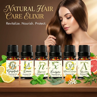 Huile capillaire à l'arbre à thé en flacon de 10 ml, marque privée, OEM, ODM, personnalisable