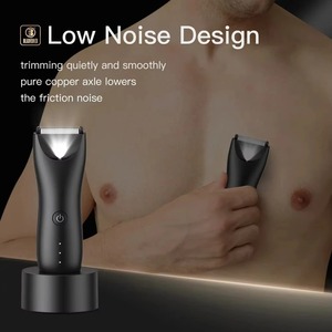 New Hot Selling IPX7 Waterproof <b>Trimmer</b> Rechargeable Cordless <b>Body</b> <b>Hair</b> <b>Trimmer</b> Electric Groin Ha - Product Image 4