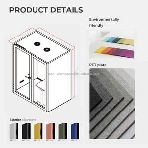 Cabina <span class=keywords><strong>de</strong></span> trabajo insonorizada, cabina <span class=keywords><strong>de</strong></span> teléfono <span class=keywords><strong>de</strong></span> oficina, fabricantes - Product Image 5