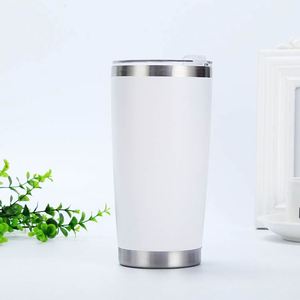 20oz Double Wall Insulated Tumbler Stainless Steel Vacuum <b>Cup</b> with <b>Lid</b> <b>Straw</b> Powder Coated Private Label - Product Image 5