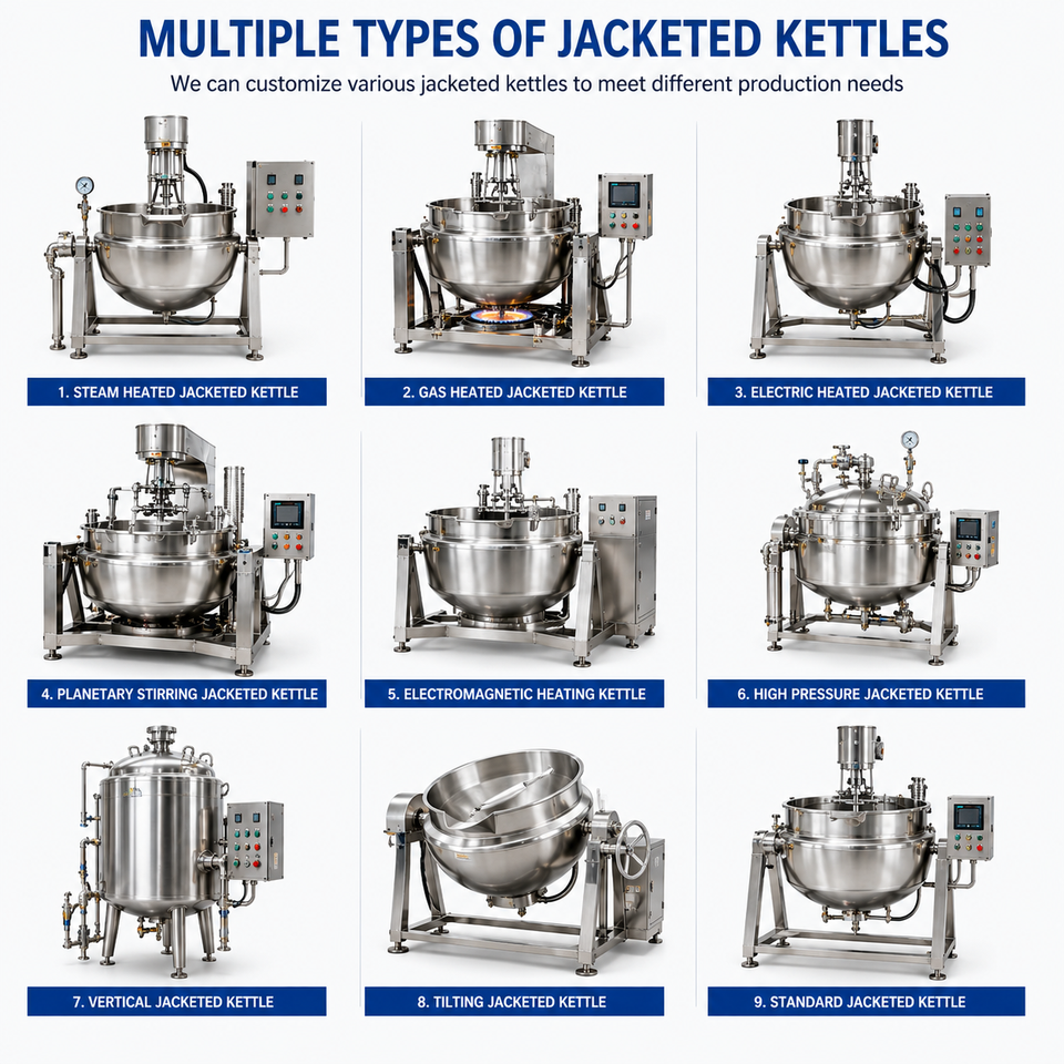 Electric Powered 316 Stainless Steel Vertical Large Capacity Jacketed electric-powered-316-stainless-steel-vertical-large-capacity-jacketed