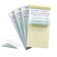 Carnet de reçus pour restaurant 89*172mm, papier autocopiant coloré 1, 2 ou 3 plis, du fabricant Likexin