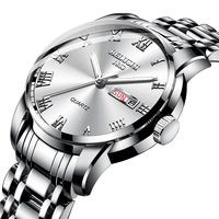 Montres de luxe à quartz Belushi 2025 pour hommes, boîtier en alliage, bracelet en acier inoxydable, cadran à aiguilles de 40 mm, lumineuses, étanches, vente en gros