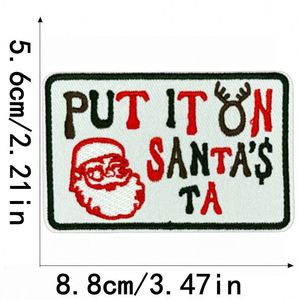 Hot Sell Iron on Embroidery Christmas Teacher Day Patch for Clothes <b>Hat</b> <b>Bag</b> Decoration - Product Image 4