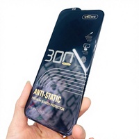 Protection d'écran en verre trempé 300cc Grand Arc 3D Radian Verre Asahi du Japon 0,5 mm d'épaisseur Colle intégrale Grade 9H AAA pour téléphone portable