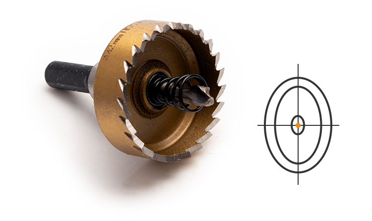 4341 Hss Hole Saw Cutter HSS Hole Saw For Drilling Steel
