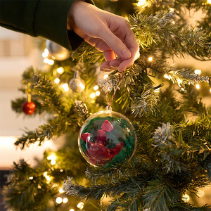 Adorno Navideño Acrílico Redondo a Todo Color para Colgar, Decoración Festiva 2024, Create New Heights - Product Image 1