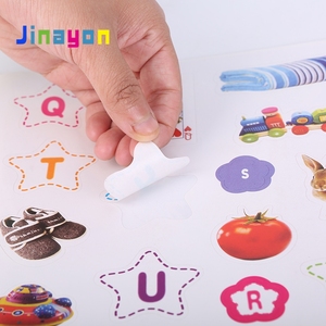 Jinayon <span class=keywords><strong>la</strong></span> educación temprana de los niños para colorear pintura dibujo a lápiz <span class=keywords><strong>libro</strong></span> con pegatinas de dibujos animados - Product Image 2