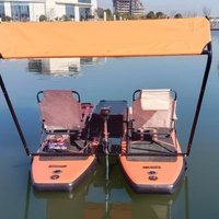 Catamarán Inflable Eléctrico Portátil y Resistente, Balsa de Pesca, Tabla de Paddle, Catamarán Inflable en Venta, Catamarán para Paseos