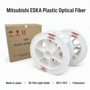 Fibra Óptica Plástica Mitsubishi <span class=keywords><strong>ESKA</strong></span> PMMA POF Serie CK 0.25-3.0mm 9 Modelos 200-350dB/km 50-70m Guía de Luz Hecha en Japón - Product Image 1