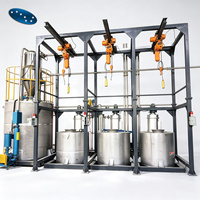 Système de mélange à sec PVC Sevenstars avec contrôle PLC, mélangeur à chaud haute vitesse, mélangeur de refroidissement, ligne de composage de poudre et de convoyage clé en main