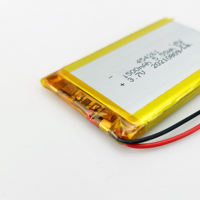 Batterie Lipo Slim 1500mAh 3.7V 5.55Wh avec pochette souple, cellule au lithium, carte de protection PCB et connecteur de câblage personnalisé pour appareils de télécommunications