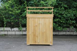 חם מכירה מעץ ארון ארון גינה חיצונית ארון גן ארון עץ מחסן גינה - Product Image 6