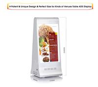 Écran tactile LCD double face 7 pouces WiFi pour service de commande en restaurant, lecteur multimédia publicitaire numérique pour table - Meilleures ventes