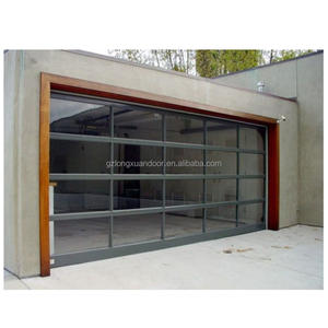 Porta da Garage Moderna in Alluminio <span class=keywords><strong>e</strong></span> <span class=keywords><strong>Plexiglass</strong></span> 8x7 con Isolamento Termico per Ingresso - Product Image 1