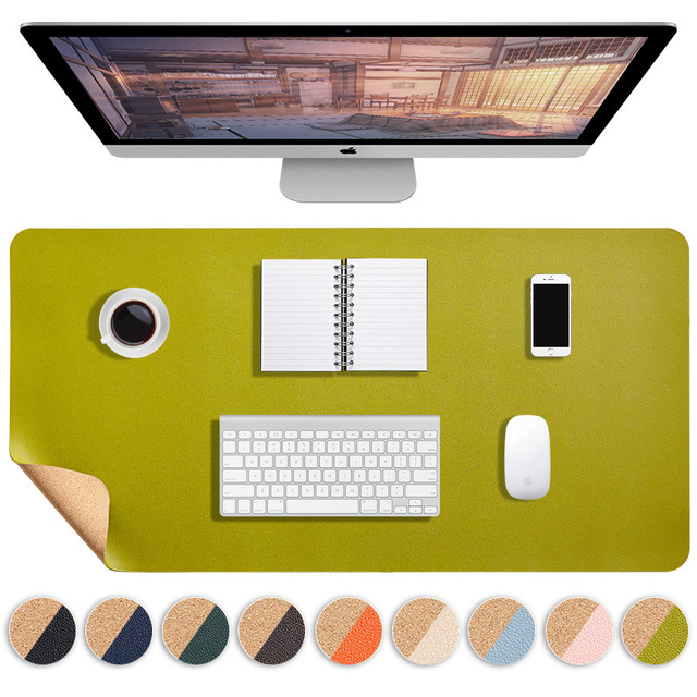 Custom Full Colour Design Anti-Slip Rubber Neoprene Laptop Desk Mousepad XL XXL Big Leather Gaming Mouse Pad Mat Stock for
