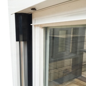 Fenêtre coulissante verticale en aluminium/PVC, châssis coulissant en alliage d'aluminium + verre + accessoires, moustiquaire magnétique, couleurs personnalisées, fibre de verre - Product Image 5