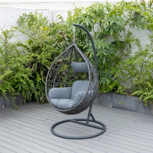 Sedia a dondolo a uovo <span class=keywords><strong>da</strong></span> giardino per esterni, in rattan, <span class=keywords><strong>sospesa</strong></span>, a forma di <span class=keywords><strong>amaca</strong></span> - Product Image 5