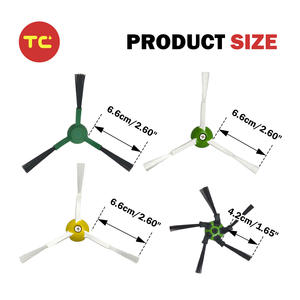 Ensemble de brosses latérales de remplacement pour aspirateur robot IRobots Roombas, <span class=keywords><strong>kit</strong></span> d'assortiment de brosses latérales compatibles, vente en gros OEM/ODM - Product Image 2