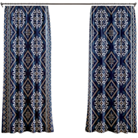 Cortinas Opacas Modernas de Lujo para Ventanas y Puertas del Hogar |   Tela Tejida de Algodón 100% de Alta Calidad |   Retardante de llama y ecológico |