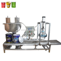Máquina de llenado de barril medio, filtro de glándula de pesaje automático, máquina de llenado de pintura de látex