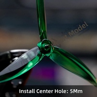 Hélices Qianfeng Gemfan 5136 de 5 pouces pour drone FPV, modèle RC, course FPV, freestyle, trois pales, lot de 4