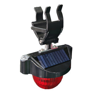Feux d'avertissement LED à énergie solaire, couleur rouge, pour la construction électrique et l'utilisation des réseaux électriques - Product Image 2