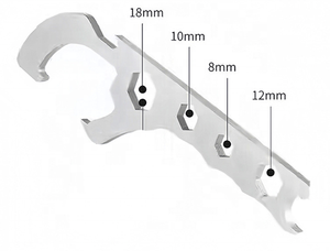 Chiave Universale per Aprire Secchi di Vernice in Plastica, Apritore per Coperchi di Fusti Metallici 21cm, Strumento Durevole per Facile Apertura e Manutenzione - Product Image 5