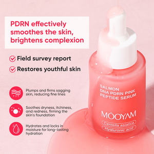 Sérum Facial de Peptídeos Rosa PDRN de DNA de Salmão MOOYAM para Cuidados com a Pele, Novo Sérum Facial Hidratante - Product Image 2