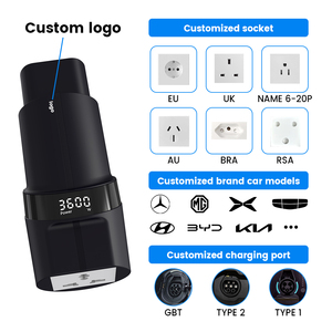 Adaptador V2L Estándar Europeo Tipo 2 a Enchufe Europeo para VW <span class=keywords><strong>ID3</strong></span> <span class=keywords><strong>ID4</strong></span> <span class=keywords><strong>ID5</strong></span> ID6 MG Kia Hyundai, Descargador de Carga para Vehículos - Product Image 3