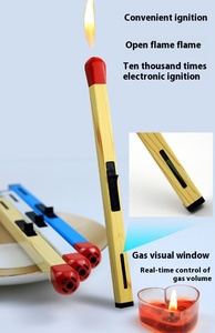 Dễ thương phù hợp với hình dạng nhẹ hơn ngọn lửa mở Inflatable nến phát sáng BBQ bếp Bếp igniter matchstick nhựa thuốc lá nhẹ hơn - Product Image 4