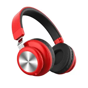 Headphone bluetooth nirkabel aktif merah outlet pabrik MGITEC untuk ponsel