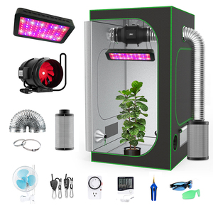 Serres de culture hydroponique 600D en gros pour kits de culture en intérieur à prix compétitif pour une culture efficace des plantes 90x90x18 - Product Image 1