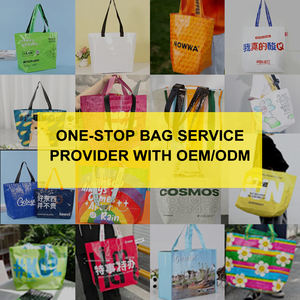 Bolsas de compras de polipropileno laminado reutilizable personalizadas - Product Image 6