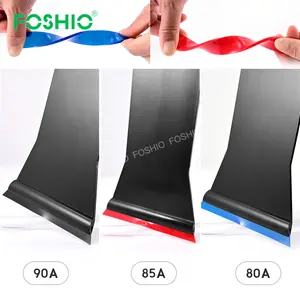 Foshio Customize Different 80A/85A/90A Durometer Replacement Blade Window Tint Tools Car Vinyl Wrap Tool Kit Bulldozer Squeegee