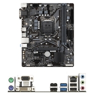 Carte mère d'ordinateur de bureau GIGABYTE H410M-DS2V V2 à prix avantageux, prise en charge du processeur de 10e génération LGA1200, double DDR4, double SATA, Intel H410