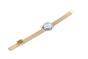 สายนาฬิกา316แบบ Milanese 12mm, สายนาฬิกาสแตนเลสออกแบบโลโก้ได้เองสำหรับ Samsung Huawei <span class=keywords><strong>Xiaomi</strong></span> smartwatches - Product Image 2