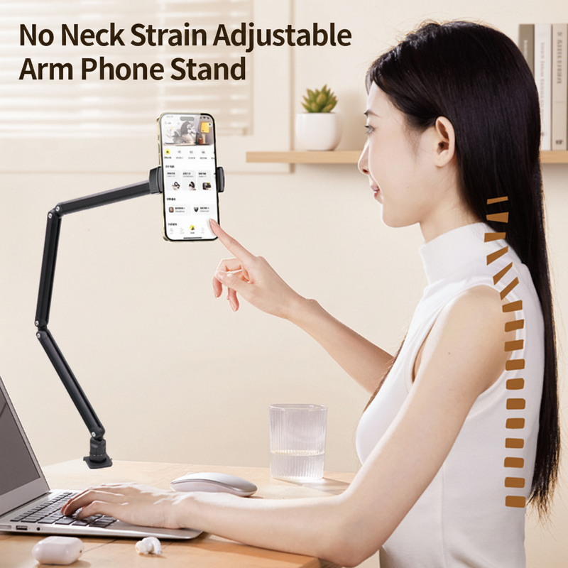 Aluminum Alloy Desktop Clip Phone Tablet