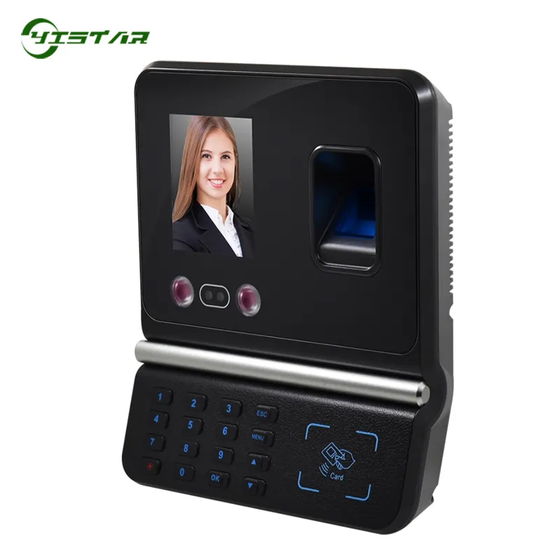 Access Control Fingerprint Free Software TCP/IP USB Face And Fingerprint And RFID Card Time Attendance With Access Control