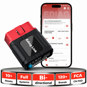 Escáner de Diagnóstico para Auto Ediag Link OBD2, Lector de Códigos Bidireccional de Sistema Completo, 10 Funciones de Reinicio para Mantenimiento de Vehículos - Product Image 1